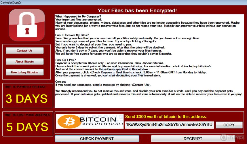 比特币勒索win10 - 比特币勒索事件  第2张
