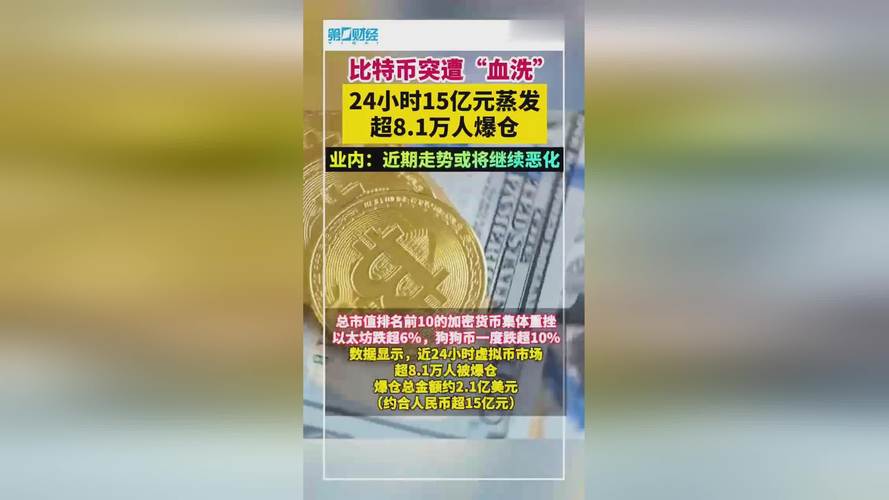 比特币凌晨突发大跳水，比特币凌晨突发大跳水,20万人爆仓,112亿资金灰飞烟灭  第1张